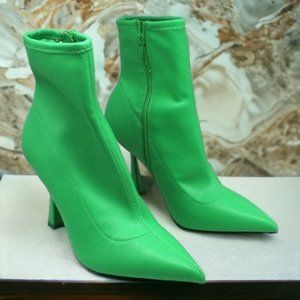 Bar III Green Ankle Boots